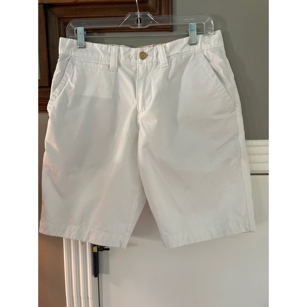 ❤️True Grit White Cotton Shorts
